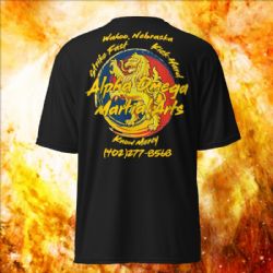 Alpha Omega Martial Arts Performance T Shirt